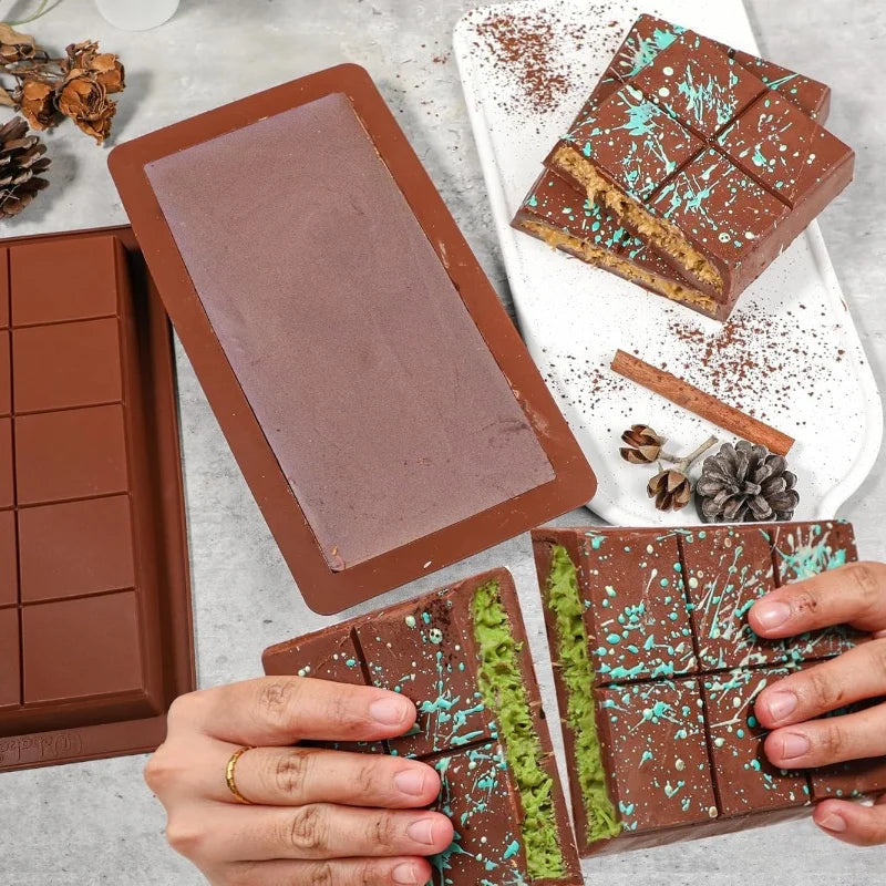 Molde de Silicona para Tabletas – Chocolate, Cera o Proteína